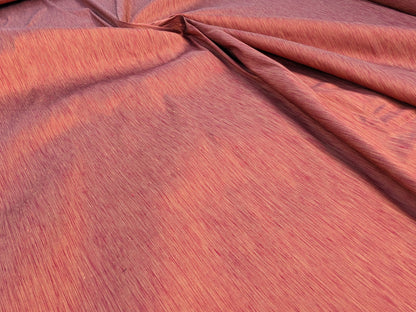 Scalamandre Diffusion Taffeta Paprika Orange Red Silk Solid Texture MSRP USD294/y