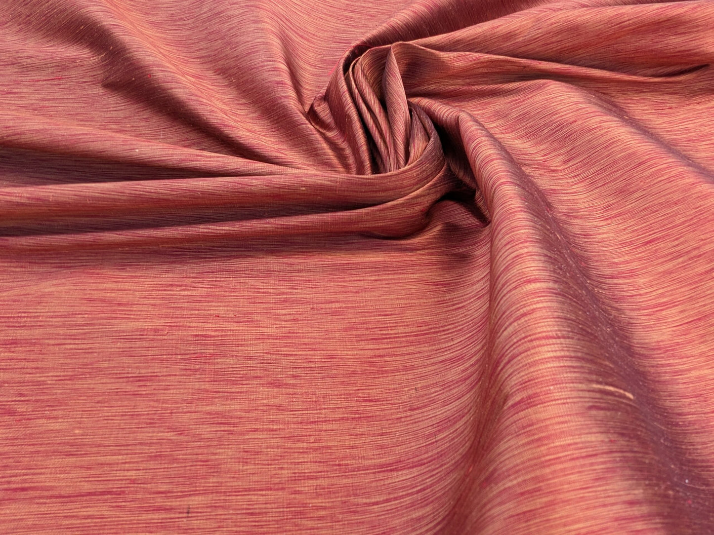 Scalamandre Diffusion Taffeta Paprika Orange Red Silk Solid Texture MSRP USD294/y