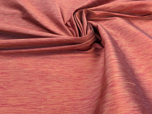 Scalamandre Diffusion Taffeta Paprika Orange Red Silk Solid Texture MSRP USD294/y