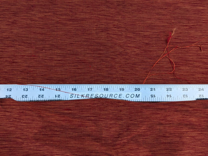 Scalamandre Diffusion Taffeta Paprika Orange Red Silk Solid Texture MSRP USD294/y