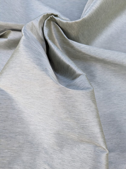 Scalamandre Diffusion Taffeta Pewter Gray Silk Solid Texture MSRP USD294/y