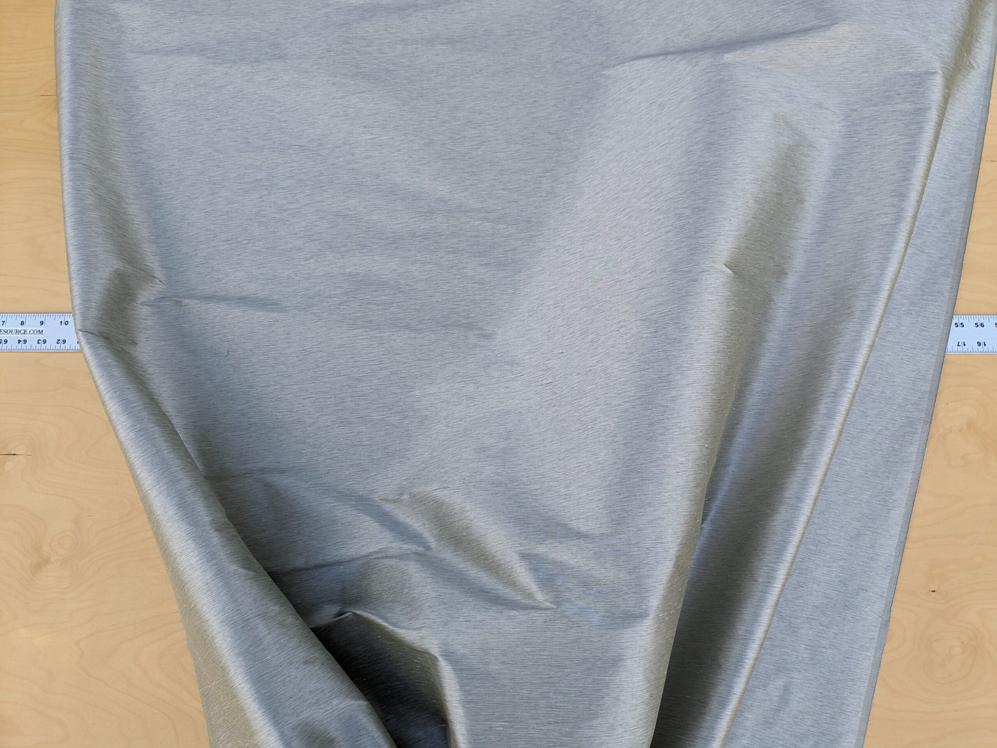 Scalamandre Diffusion Taffeta Pewter Gray Silk Solid Texture MSRP USD294/y