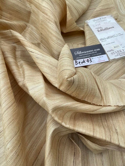 17 Berkbox43 2.4Yds Scalamandre Squares Christian Fischbacher Karakum Natural 100% Silk MSRP US454/Y