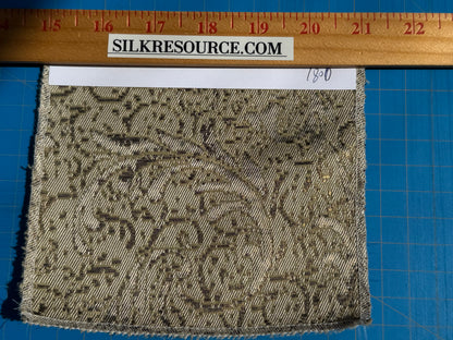 by yard Boboli Garden Silk Damask Italian Metallic Vanilla Gold MSRP USD 568/yard
