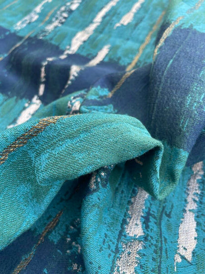 BerkBox44-4 Scalamandre Granite Gorge Peacock - 2.4 Yard