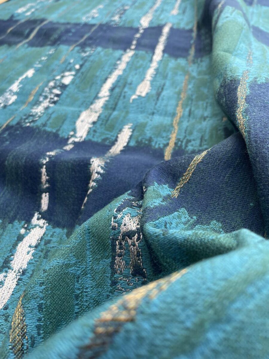 BerkBox44-4 Scalamandre Granite Gorge Peacock - 2.4 Yard