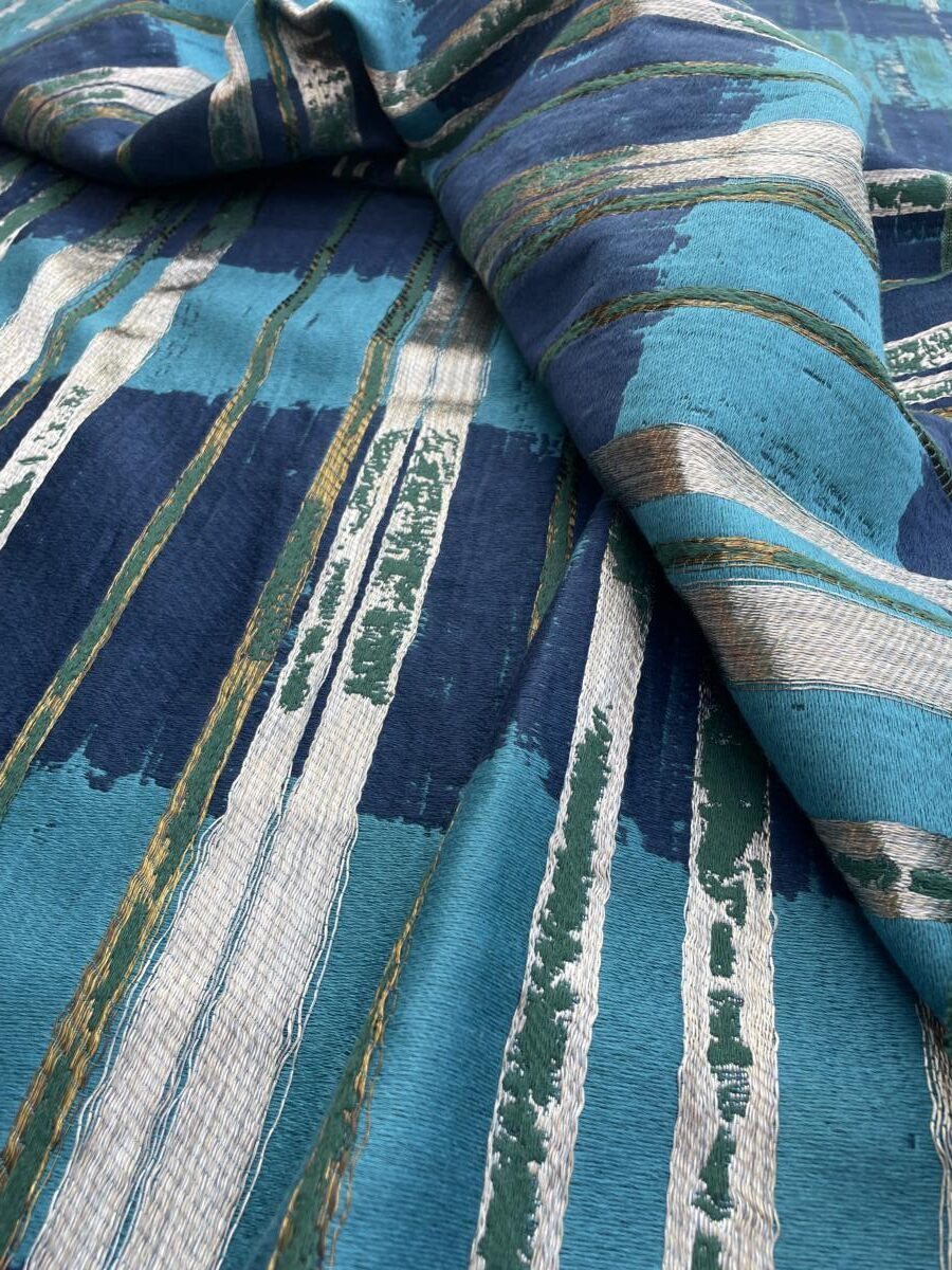 BerkBox44-4 Scalamandre Granite Gorge Peacock - 2.4 Yard