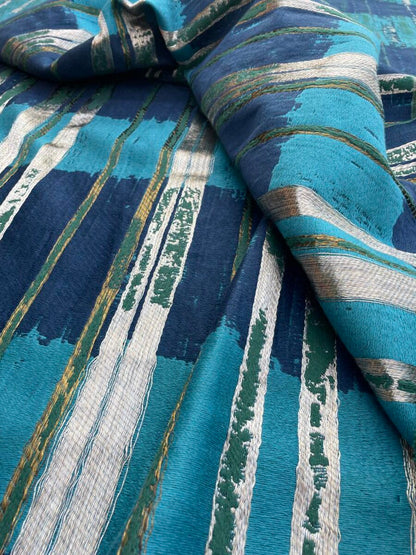 BerkBox44-4 Scalamandre Granite Gorge Peacock - 2.4 Yard