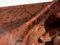by yard Boboli Garden Silk Damask Italian Metallic Red Spice Rose MSRP USD 568/yard