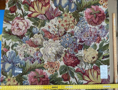 BerkBox44-6 Scalamandre Heavy Tapestry, Caspio Beige - 1.2 Yd By 54 inches