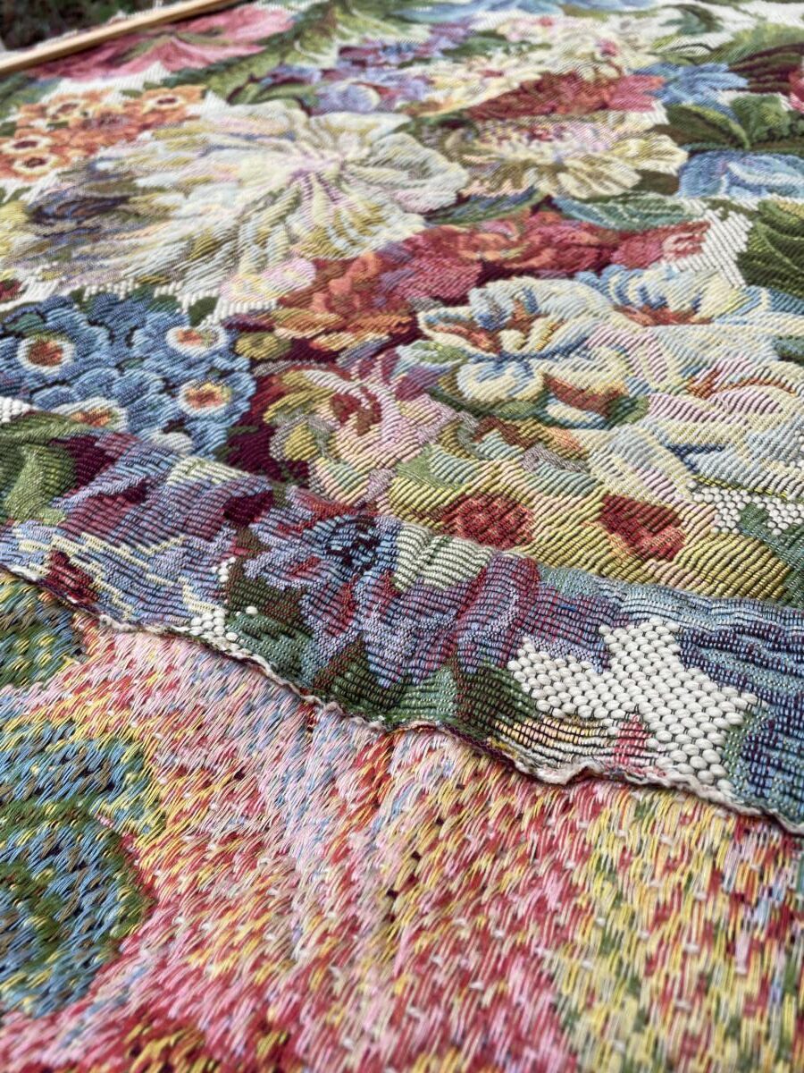 BerkBox44-6 Scalamandre Heavy Tapestry, Caspio Beige - 1.2 Yd By 54 inches