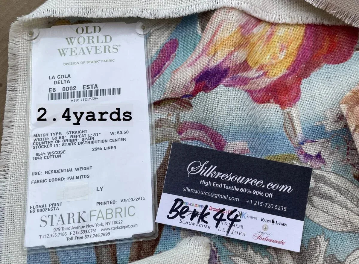 BerkBox44-7 Scalamandre La Gola Delta - 2.4yd By 53.50 inches