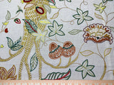 5.5y Lee Jofa Arbre De Vie.document Stunning Crewel Embroidery Tree of Life Linen Museum Quality