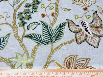 3y Lee Jofa Arbre De Vie.document Stunning Crewel Embroidery Tree of Life Linen Museum Quality