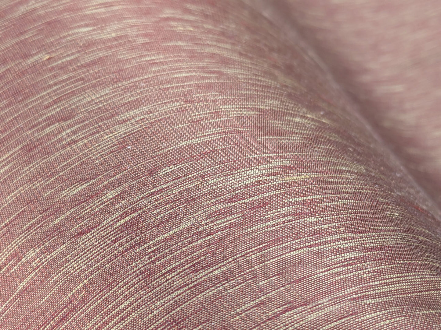 Scalamandre Diffusion Taffeta Russet Red Gold Silk Solid Texture MSRP USD294/y