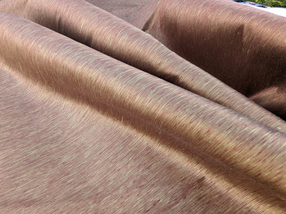 Scalamandre Diffusion Taffeta Russet Red Gold Silk Solid Texture MSRP USD294/y