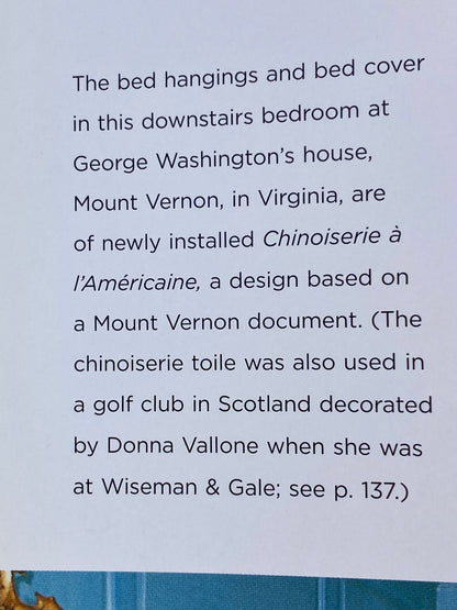 Brunschwig &amp; Fils Chinoisere A L'americaine Toile Aqua Blue White Bird Animal  Flora and Fauna from Mount Vernon Toile de jouy