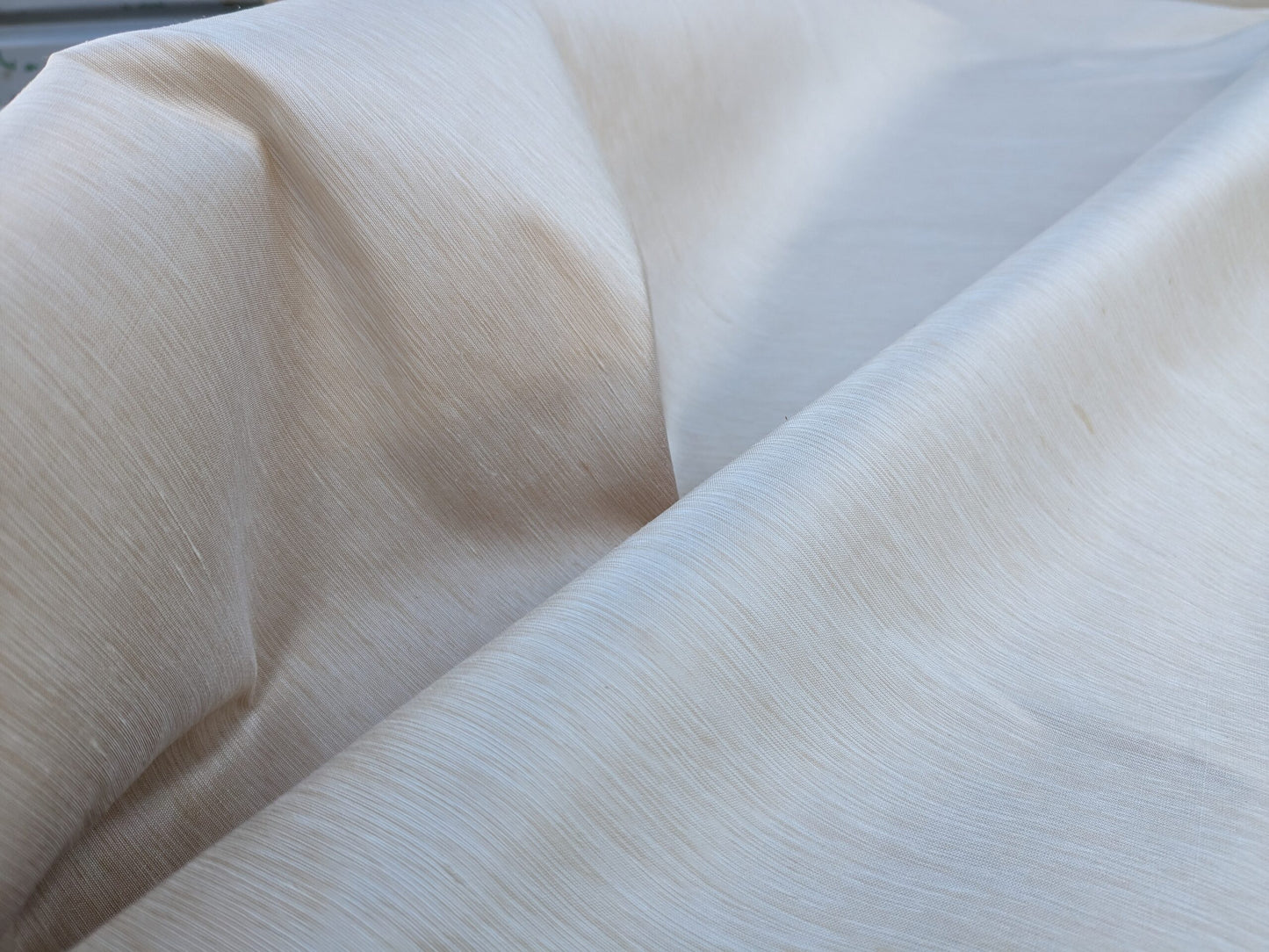 Scalamandre Diffusion Taffeta Ivory Cream White Silk Solid Texture MSRP USD294/y