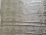 2.13 Yards Scalamandre Grey Watkins Forty Carats Absinthe Green Damask Diamond Silk Wool MSRP 188/Y