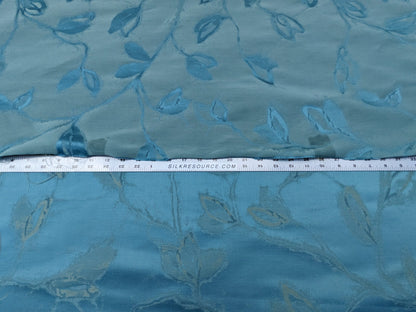 Scalamandre Maharajah Blue Haze Silk Linen Damask Reversible MSRP USD 348/Y