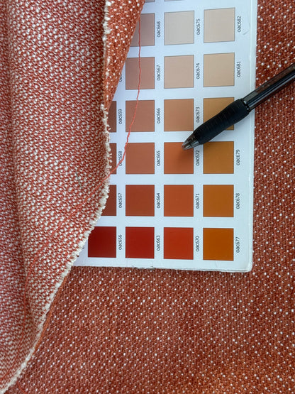 by yard Scalamandre San Miguel Texture Orange Spice Chenille MSRP USD 216/Y