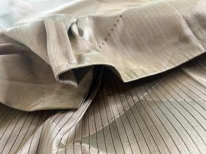 2.13 Yards Scalamandre Grey Watkins Forty Carats Absinthe Green Damask Diamond Silk Wool MSRP 188/Y