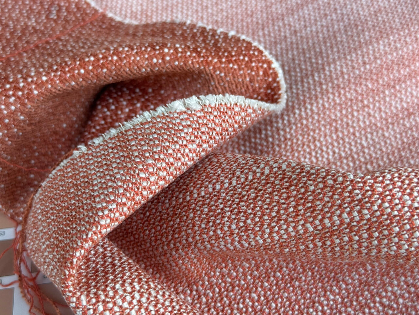 by yard Scalamandre San Miguel Texture Orange Spice Chenille MSRP USD 216/Y