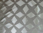 2.25 Yards Scalamandre Grey Watkins Polygon in Aqua Light Blue Lattice Diamond Geometric Silk Cotton MSRP USD 260/Y
