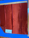 3 Berkbox72 Scalamandre Silk Square Sarin Tango Red Orange Solid MSRP USD300+/Y