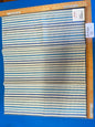 7 Berkbox72 Scalamandre Silk Cotton Square Clyfford Stripe Ivory MSRP USD584/Y