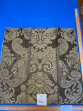 10 Berkbox72 Scalamandre Silk Grey Watkins Square 26"x26" Bellona Mocha Damask MSRP USD650/Y