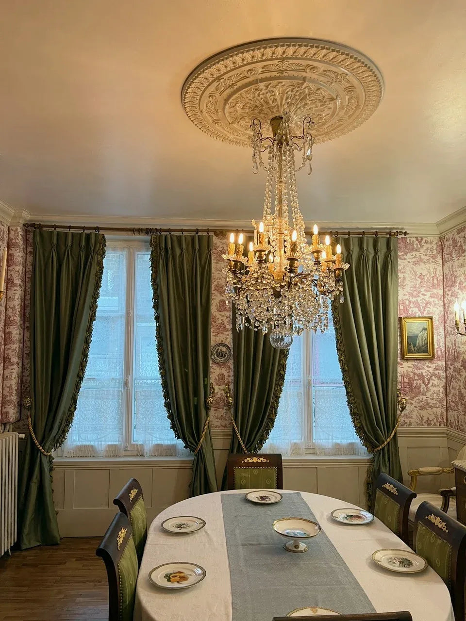 100% Silk Jacquard Dashed Square Texture "arcadia" Green Plaid