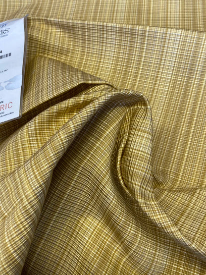 23 Berkbox72 Scalamandre Square Old World Weavers Umbria Maize Small Scale Strie Texture MSRP USD 342/y