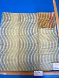 30 Berkbox72 Scalamandre Fonthill Square Silk Sensuous Stripe Aquarelle Ombre Green Blue MSRP USD 356/y
