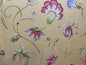 Thibaut Westfield Wild Flower Ladybug Dragon Fly Tulip Strawberry Rose Meadow Large 100% Cotton Gold Yellow Red Pink Blue