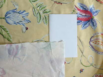 Thibaut Westfield Wild Flower Ladybug Dragon Fly Tulip Strawberry Rose Meadow Large 100% Cotton Gold Yellow Red Pink Blue