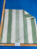 5 Berkbox71 Scalamandre Square Silk La Valliere Rayure Green and Cream Stripe MSRP USD348/y