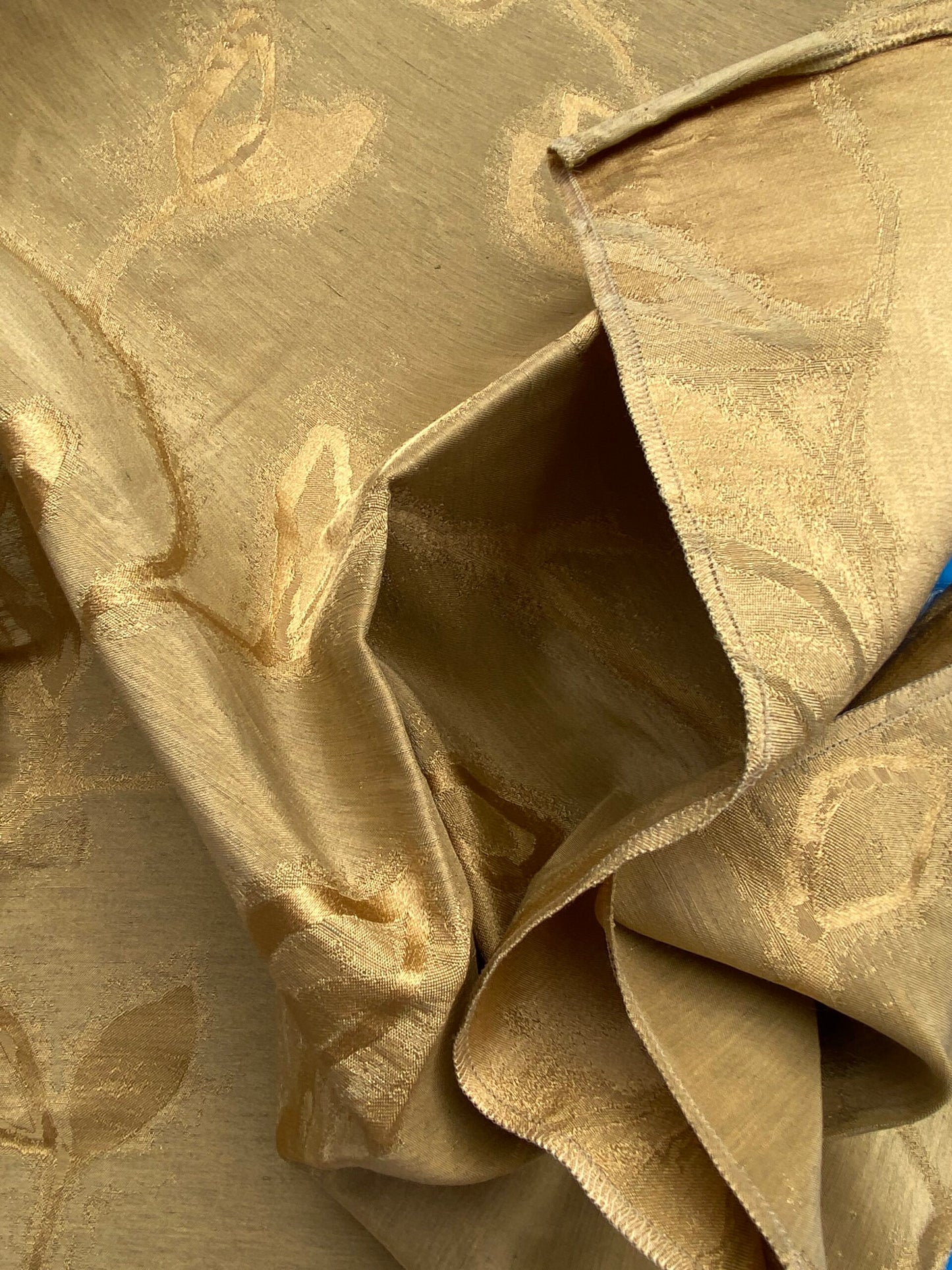 12 Berkbox71 Scalamandre Square Silk Grey Watkins Maharajah Musket Reversible Brown Damask Tree Foliage MSRP USD348/y Piece E