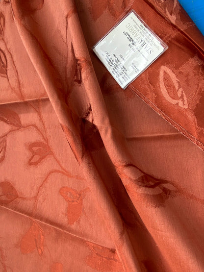 18 Berkbox71 Scalamandre Square Silk Grey Watkins Maharajah Paprika Reversible Red Tree Foliage MSRP USD348/y