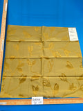 26 Berkbox71 Scalamandre Square Silk Grey Watkins Maharajah Antique Gold Reversible Gold Tree Foliage MSRP USD348/y