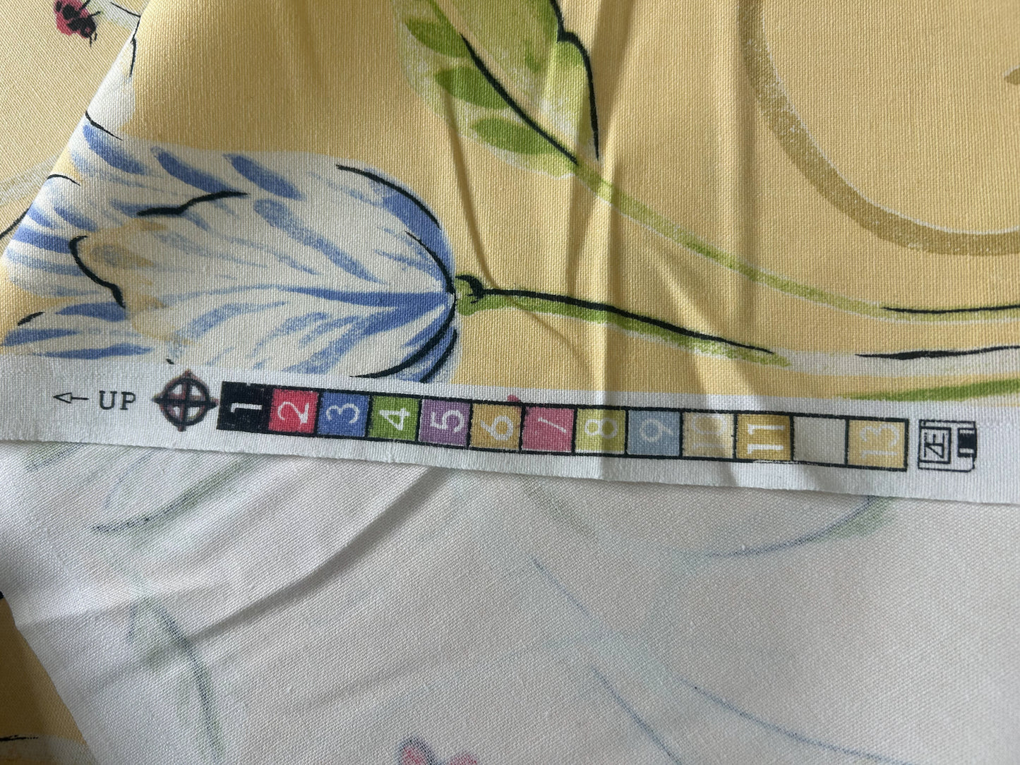 Thibaut Westfield Wild Flower Ladybug Dragon Fly Tulip Strawberry Rose Meadow Large 100% Cotton Gold Yellow Red Pink Blue