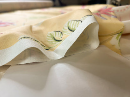 Thibaut Westfield Wild Flower Ladybug Dragon Fly Tulip Strawberry Rose Meadow Large 100% Cotton Gold Yellow Red Pink Blue