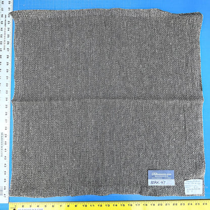 2 Berkbox47 26"x 26" Square Scalamandre COBA Black Beige Texture Solid