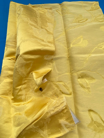 51 Berkbox71 Scalamandre Square Silk Grey Watkins Maharajah Citrun Reversible Yellow Contemporary MSRP USD 348/y