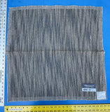 7 Berkbox47 26"x 26" Square Scalamandre Alyssa Black and White 100% PES Trevira CS Texture