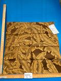 55 Berkbox71 Scalamandre Square Silk by Grey Watkins Havana Cacao Tropical Foliage Brown MSRP USD 412/y