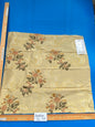 57 Berkbox71 Scalamandre Square Silk by Old World Weavers Lissandra Gold Apricot Viscose Embroidery Floral MSRP USD 300+/y