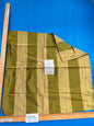 62 Berkbox71 Scalamandre Square Silk by Grey Watkins Ferrara Stripe Acid Light Green MSRP USD 152/y