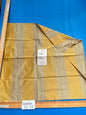 63 Berkbox71 Scalamandre Square Silk by Grey Watkins Ferrara Stripe Gold MSRP USD 152/y