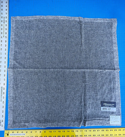 36 Berkbox47 26″x 26″ Square  Scalamandre Christian Fischbacher TRAMONTANA Black Texture